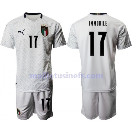 Maillot de Foot Italie Ciro Immobile 17 Extérieur UEFA EURO 2020 - Enfant